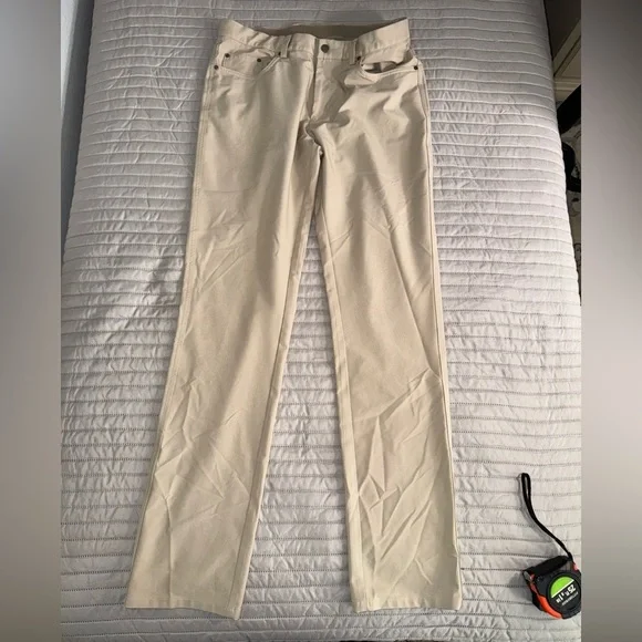 Greg Norman Collection | Pants | Greg Norman Mens Golf Pants Slim Straight  Fit Casual Elastic Size 32x34 | Poshmark